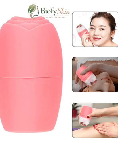 MOLDE MASAJEADOR FACIAL SILICONA DE HIELO