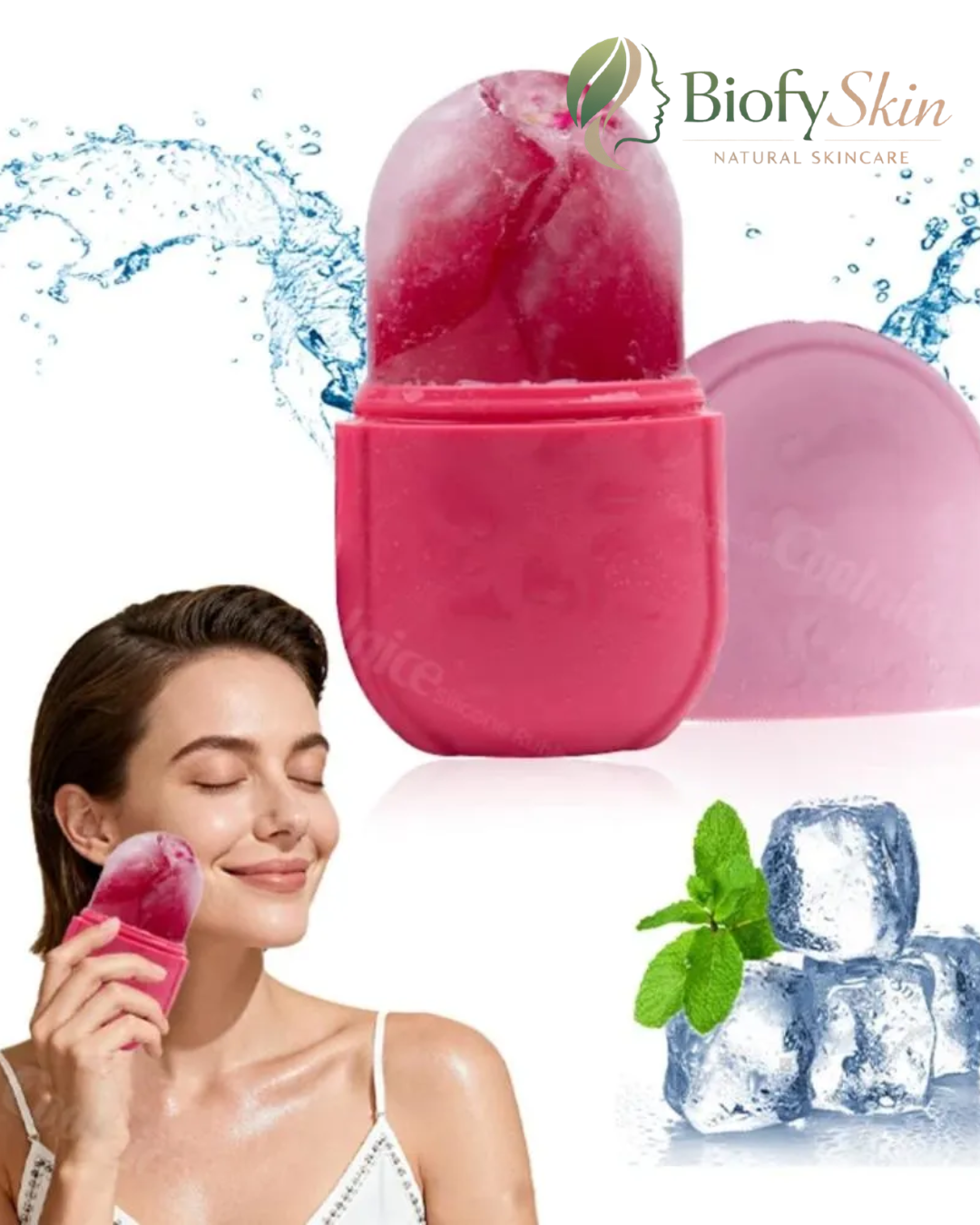 MOLDE MASAJEADOR FACIAL SILICONA DE HIELO
